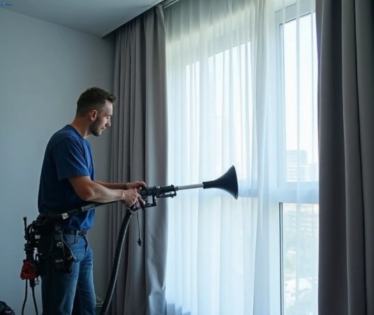 Professional curtain stain removal process equipment Matty Curtain Cleaning clemton-park-nsw